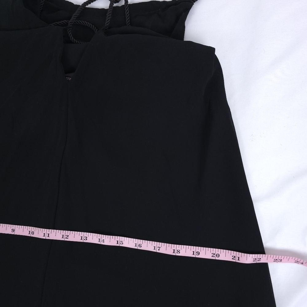Victorias Secret Sheer Lace Up Maxi With Back Slit Size 4 - Picture 7 of 11